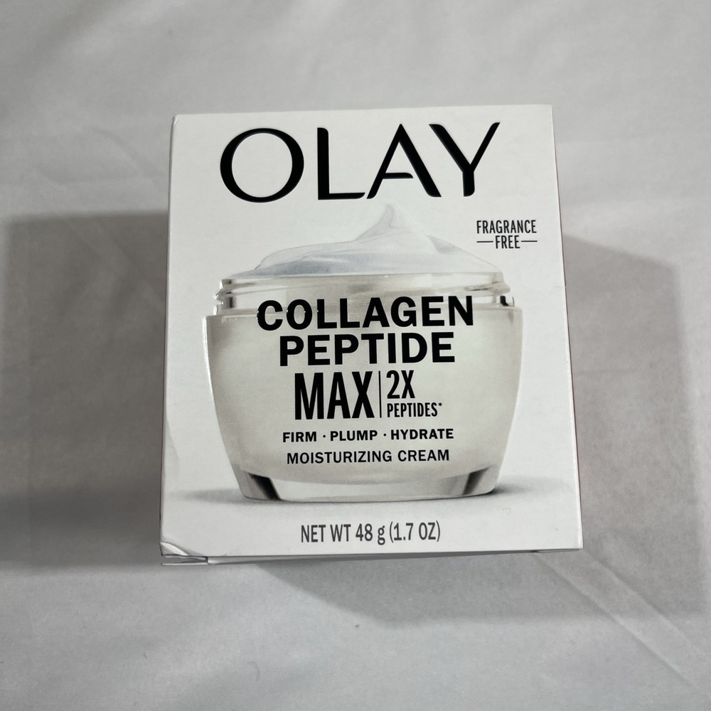 Olay Collagen Peptide 24 Max Moisturizing Cream Fragrance Free Face Moisturizer